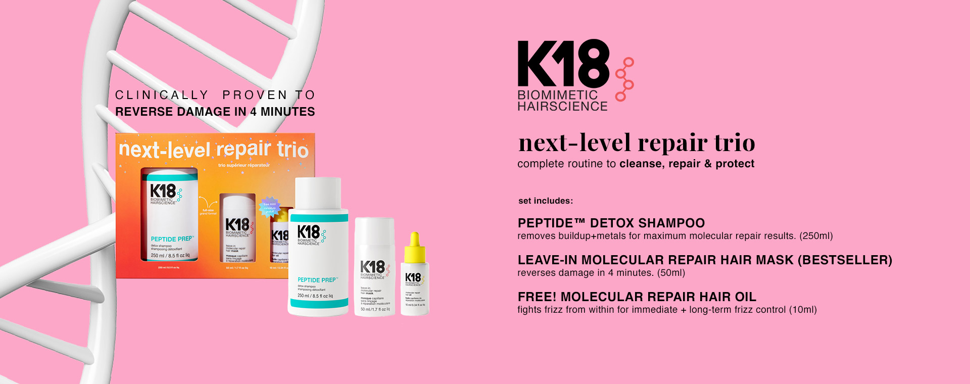 Modstoyou K18, Next level repair trio