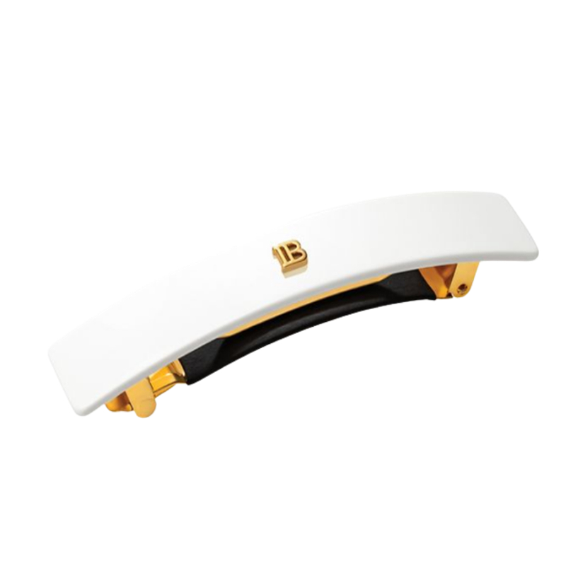 modstoyou Balmain white medium barrette