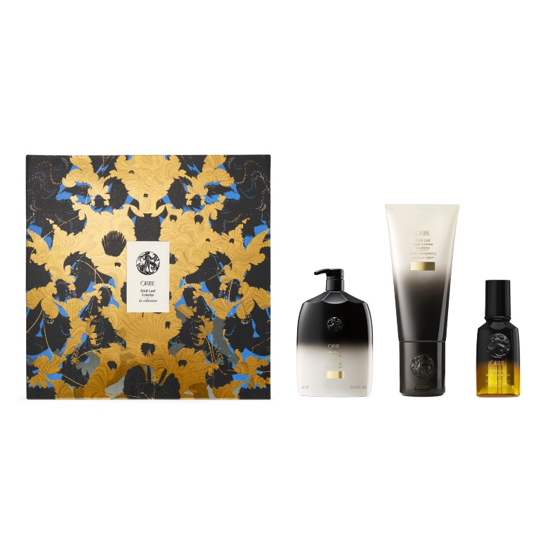 Modstoyou Gold Lust Holiday 2025 Collection Shampoo Conditioner Nourishing hair oil